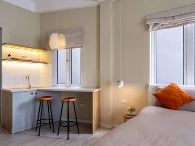 Appartement d’une chambre avec balcon — Annam Lakeside Hotel - Apartment Hanoi Central